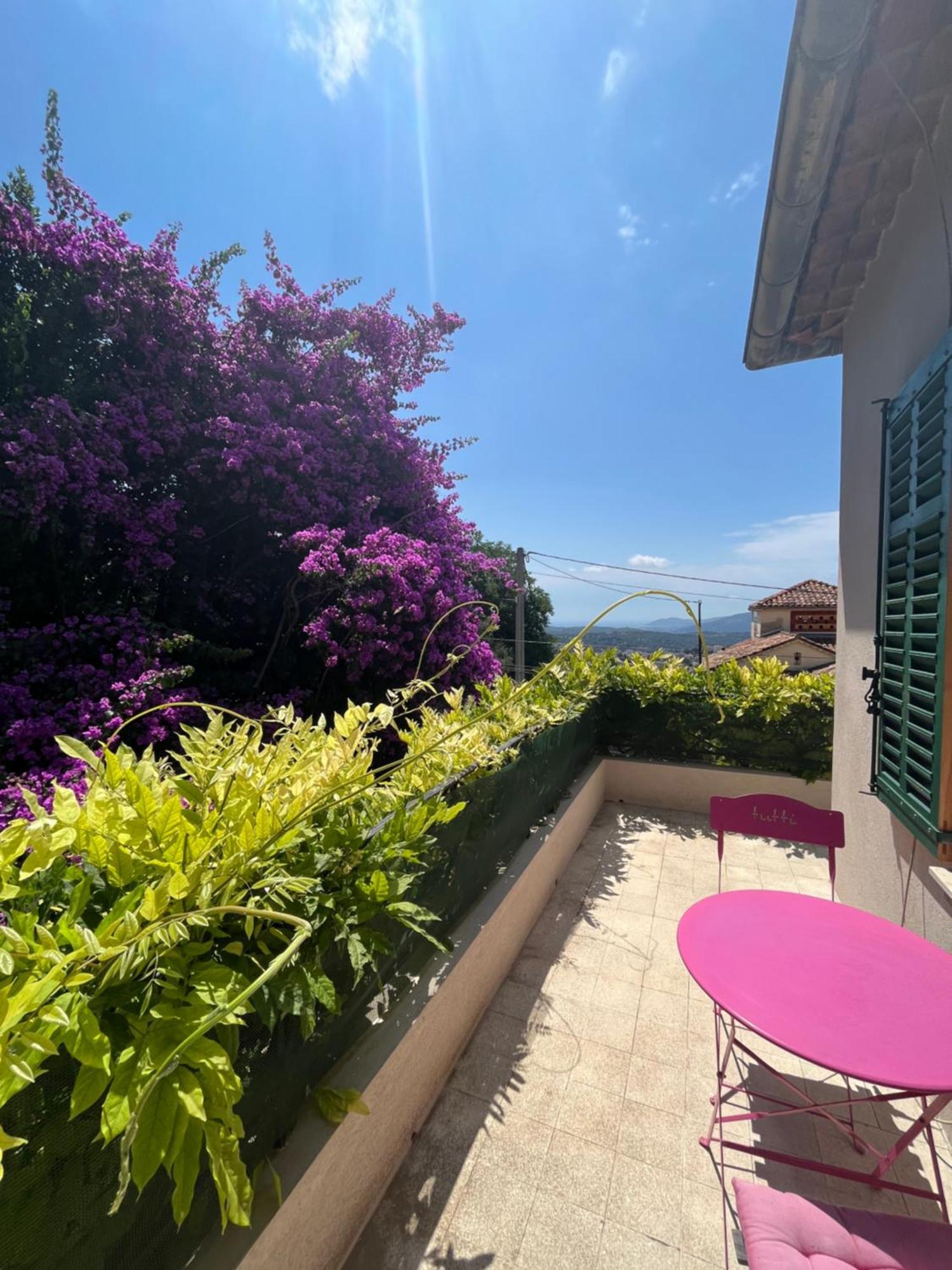 Villa 2 Chambres Renovee Juillet 2023 - Vue Mer - Parking Prive Grasse Eksteriør billede